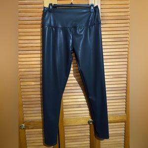 Jamby leather look leggings